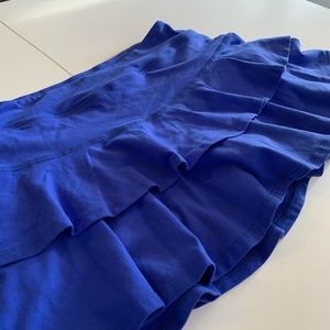 Rese Tierd Workout Skort Royal Blue Size Large